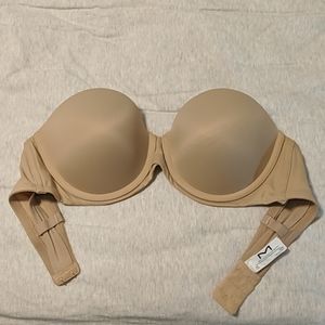 Beige/Nude Strapless Bra